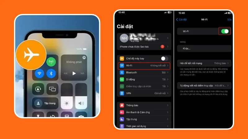 Hướng dẫn kiểm tra và khắc phục lỗi ERR_INTERNET_DISCONNECTED trên iPhone