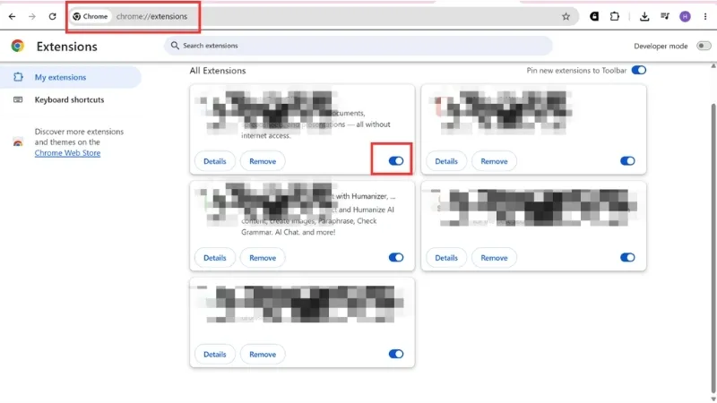 Lỗi ERR_INTERNET_DISCONNECTED khiến Chrome không thể kết nối Internet