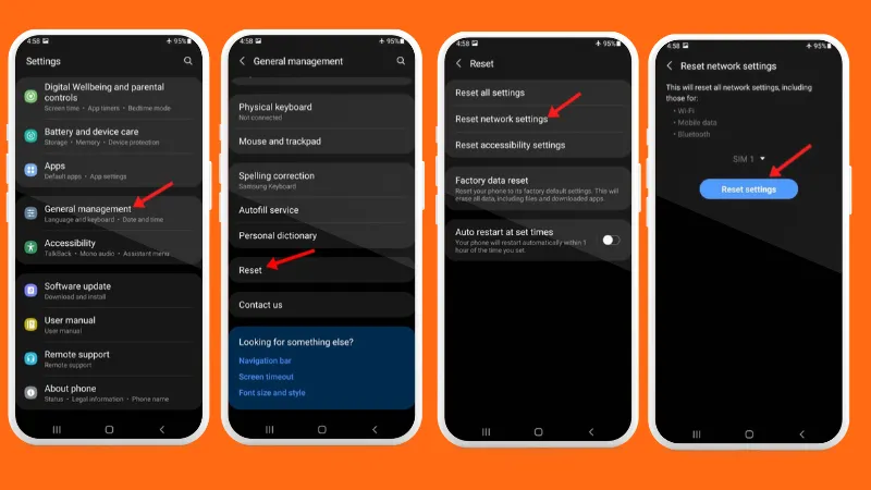 Hướng dẫn đặt lại cài đặt mạng trên Android để khắc phục lỗi kết nối di động