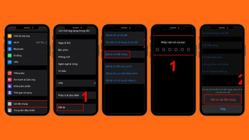 Hướng dẫn đặt lại cài đặt mạng trên iPhone để khắc phục lỗi kết nối di động