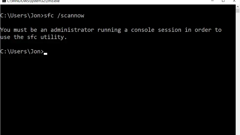 Giao diện Command Prompt