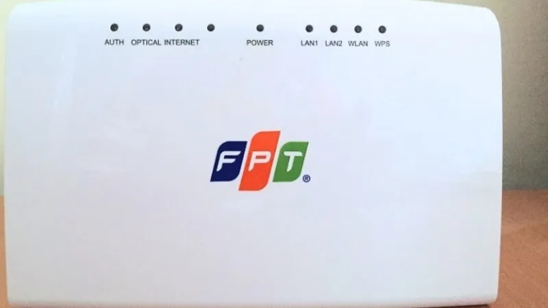 Kiểm tra đèn LAN trên modem Wi-Fi